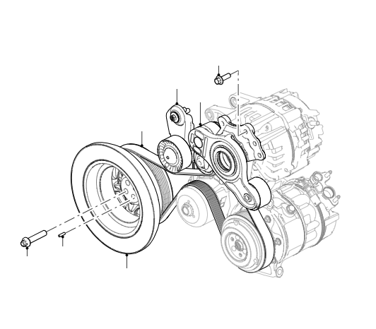 Auxiliary Drive Belt & Tensioners